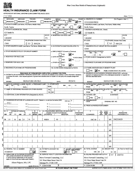 health insurance claim form filled out How Do I Fill Out An Insurance Claim Form? - How to Start, Grow