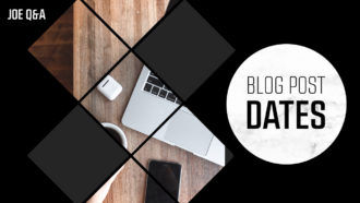 Should you date your blog posts?