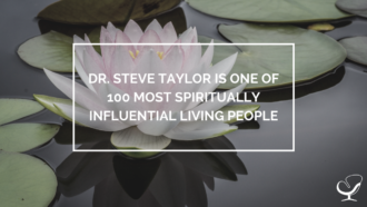 Dr. Steve Taylor is One of 100 Most Spiritually Influential Living People