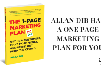 Allan Dib has a 1 page marketing plan for you