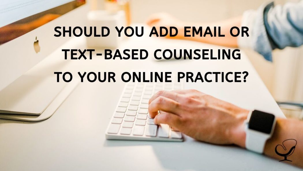 Email or text-based counseling