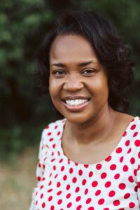 An image of LaToya Smith is captured. She is a consultant with Practice of the Practice and the owner of LCS Counseling. LaToya is featured on the Practice of the Practice, a therapist podcast.