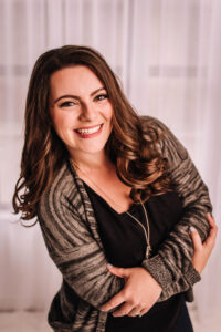A portrait of Brittany Schank is captured. Brittany is a practice owner and discusses ways to manage work life balance.