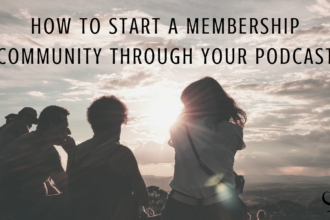 How to start a membership community through your podcast | Joe Sanok | Practice of the Practice Podcast | Image representing a membership community or niche audience who would listen to your podcast