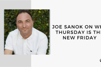A photo of Joe Sanok is captured. Joe Sanok is the author of Thursday is the New Friday: How to work fewer hours, make more money, and spend time doing what you want. Joe Sanok is featured on the Practice of the Practice, a therapist podcast.