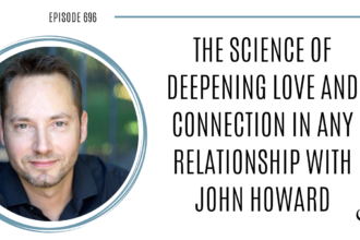 A photo of John Howard is captured. John Howard is featured on Practice of the Practice, a therapist podcast.