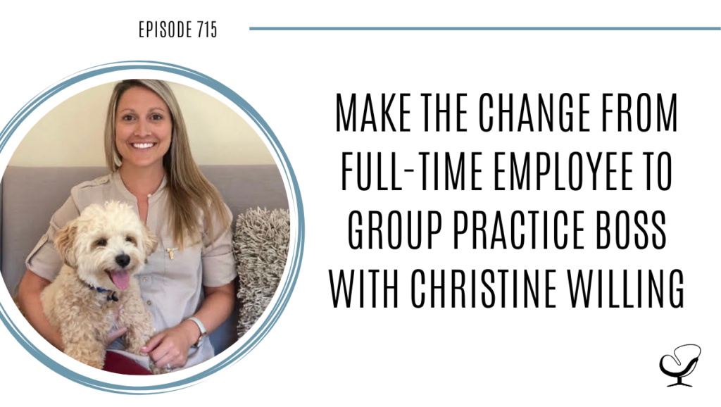 A photo of Christine Willing is captured. Christine Willing, M.Ed., Licensed School Psychologist is the Founder and CEO of Think Happy Live Healthy. Christine Willing is featured on Practice of the Practice, a therapist podcast.