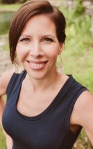 An image of Laurie Groh is captured. Laurie is a marriage counselor and co-owner of Shoreside Therapies. Laurie is featured on Practice of the Practice, a therapist podcast.
